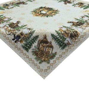 Centrotavola Natalizio Lanterna Lurex
