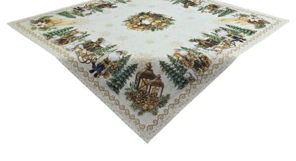 Centrotavola Natalizio Lanterna Lurex