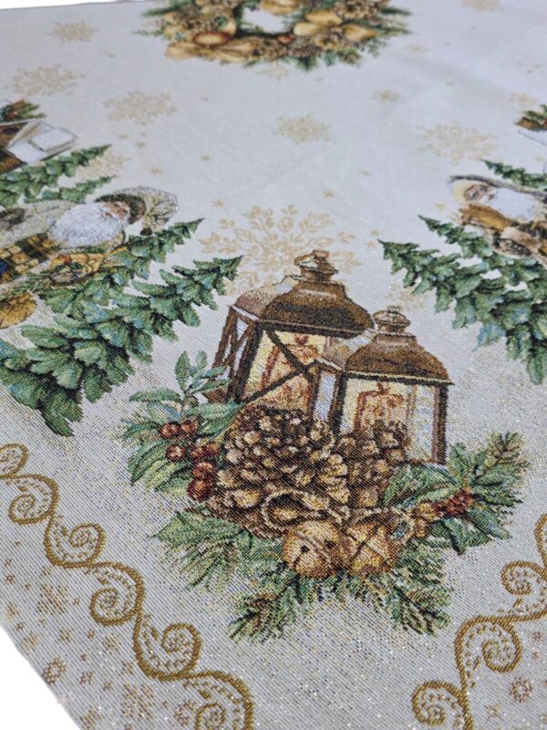 Centrotavola Natalizio Lanterna Lurex