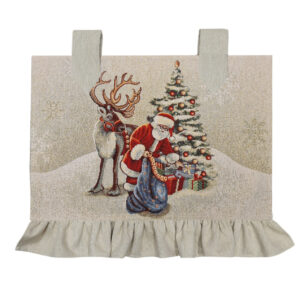 Copriforno Natalizio Babbo Natale Lurex