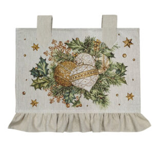 Copriforno Natalizio Gold Holly Lurex