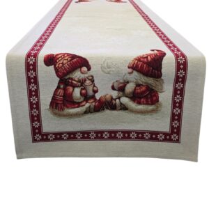 Runner Natalizio House of Gnome Red Lurex
