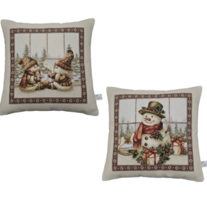 Federa Cuscino Natalizio House of Gnome Mud Lurex