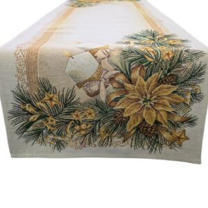Runner Natalizio in gobelin Candle Lurex
