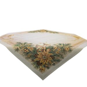 Centrotavola Natalizio Candle Lurex