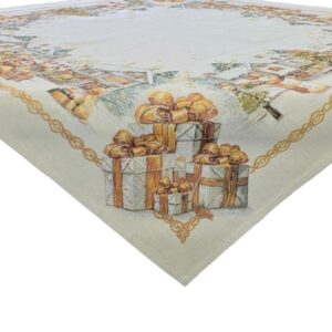 Centrotavola Natalizio Pacchi Regalo Lurex