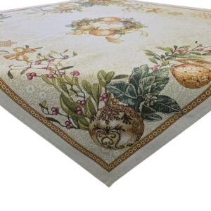 Centrotavola Natalizio Palla Dorata Lurex