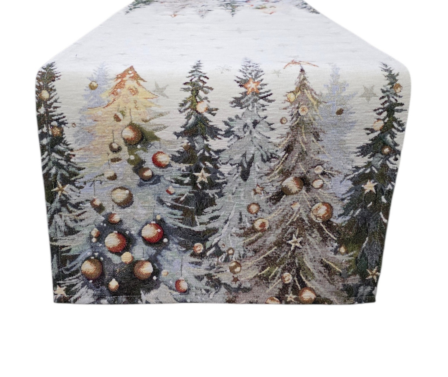Runner in gobelin microfibra Albero Lurex