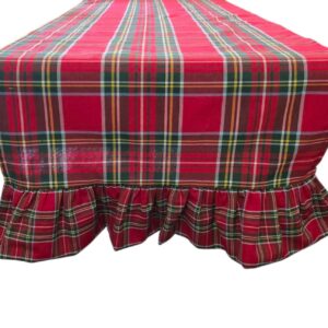 Runner Vichy Scozzese Rosso