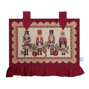 Copriforno Natalizio Soldatino Rosso Lurex